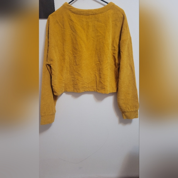 SHEIN sweater, size M color is a dark yellow - Picture 3 of 4